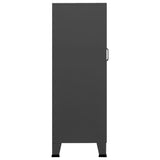 NNEVL Industrial Storage Cabinet Anthracite 70x40x115 cm Metal