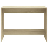 NNEVL 3 Piece Dining Set Sonoma Oak Chipboard