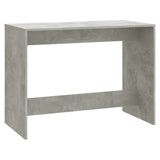 NNEVL 3 Piece Dining Set Concrete Grey Chipboard