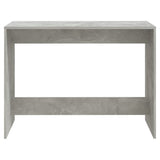 NNEVL 3 Piece Dining Set Concrete Grey Chipboard