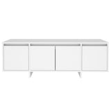 NNEVL TV Cabinet White 120x30x40.5 cm Engineered Wood