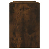 NNEVL 3 Piece Dining Set Smoked Oak Chipboard