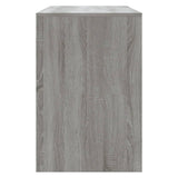 NNEVL 3 Piece Dining Set Grey Sonoma Chipboard