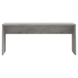 NNEVL 3 Piece Dining Set Grey Sonoma Chipboard