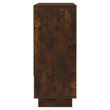 NNEVL Sideboard Smoked Oak 97x31x75 cm Chipboard