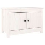 NNEVL Shoe Cabinet White 70x38x45.5 cm Solid Wood Pine