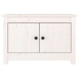 NNEVL Shoe Cabinet White 70x38x45.5 cm Solid Wood Pine