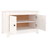 NNEVL Shoe Cabinet White 70x38x45.5 cm Solid Wood Pine