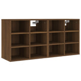 NNEVL Shoe Cabinets 2 pcs Brown Oak 52.5x30x50 cm