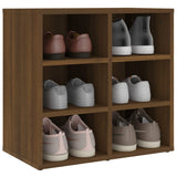 NNEVL Shoe Cabinets 2 pcs Brown Oak 52.5x30x50 cm