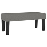 NNEVL Bench Dark Grey 70x30x30 cm Fabric