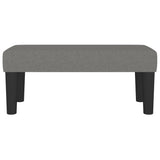 NNEVL Bench Dark Grey 70x30x30 cm Fabric