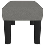 NNEVL Bench Dark Grey 70x30x30 cm Fabric
