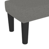 NNEVL Bench Dark Grey 70x30x30 cm Fabric