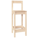 NNEVL 7 Piece Bar Set Solid Wood Pine
