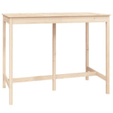 NNEVL 7 Piece Bar Set Solid Wood Pine