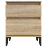 NNEVL Bedside Cabinets 2 pcs Sonoma Oak 40x35x50 cm
