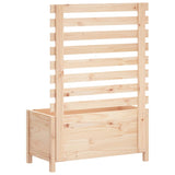 NNEVL Garden Planter with Rack 79x39.5x114 cm Solid Wood Pine