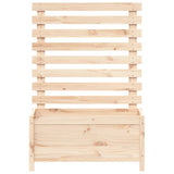 NNEVL Garden Planter with Rack 79x39.5x114 cm Solid Wood Pine