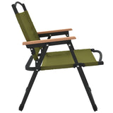 NNEVL Camping Chairs 2 pcs Green 54x43x59 cm Oxford Fabric