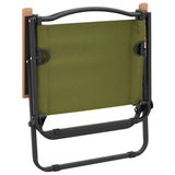 NNEVL Camping Chairs 2 pcs Green 54x43x59 cm Oxford Fabric