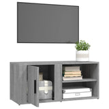 NNEVL TV Cabinets 2 pcs Grey Sonoma 80x31.5x36 cm Engineered Wood