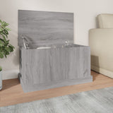 NNEVL Storage Box Grey Sonoma 70x40x38 cm Engineered Wood
