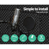 NNEDSZ 20pcs Studio Acoustic Foam Sound Absorption Proofing Panels 50x50cm Black Eggshell