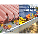 NNEDSZ 20x Gutter Guard Guards Aluminium Leaf Mesh 1MM Thickness DIY Garden