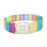 NNEDSZ 21-Panel Plastic Baby Playpen Interactive Kids Toddler