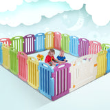 NNEDSZ 21-Panel Plastic Baby Playpen Interactive Kids Toddler