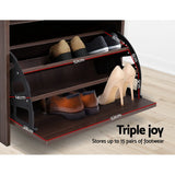 NNEDSZ 12 Pairs Shoe Cabinet Organiser Wooden Storage Bench Stool