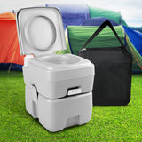 NNEDSZ 20L Portable Toilet Camping Potty Caravan Travel Boating wtih Carry Bag