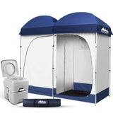 NNEDSZ 20L Outdoor Portable Toilet Camping Shower Tent Ensuite Change Room