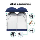 NNEDSZ 20L Outdoor Portable Toilet Camping Shower Tent Ensuite Change Room