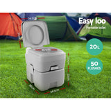 NNEDSZ 20L Outdoor Portable Toilet Camping Shower Tent Ensuite Change Room