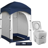 NNEDSZ 20L Outdoor Portable Toilet Camping Shower Tent Change Room Ensuite