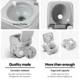 NNEDSZ 20L Outdoor Portable Toilet Camping Shower Tent Change Room Ensuite