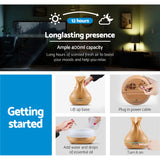 NNEDSZ Aroma Diffuser Aromatherapy Humidifier Essential Oil Wi-Fi