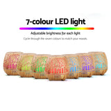 NNEDSZ Aroma Diffuser Aromatherapy Humidifier Essential Oil Ultrasonic Cool Mist Wood Grain Remote Control 400ml