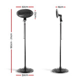 NNEDSZ 2000w Electric Portable Patio Strip Heater