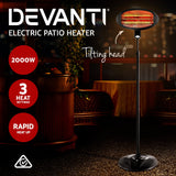 NNEDSZ 2000w Electric Portable Patio Strip Heater