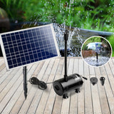 NNEDSZ 1400L/H Submersible Fountain Pump with Solar Panel