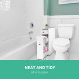 NNEDSZ Bathroom Storage Cabinet White