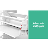 NNEDSZ 36 Pairs Shoe Cabinet Rack Organisers Storage Shelf Drawer Cupboard White