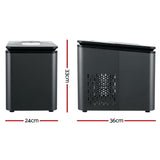 NNEDSZ 2.2L Ice Maker 12KG Portable Ice Makers Cube Tray Bar Home Countertop