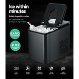 NNEDSZ 2.2L Ice Maker 12KG Portable Ice Makers Cube Tray Bar Home Countertop