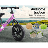NNEDSZ Kids Balance Bike Ride On Toys Push Bicycle Wheels Toddler Baby 12 Bikes Pink