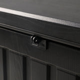 NNEDSZ 80L Outdoor Storage Box Waterproof Container Indoor Garden Toy Tool Shed