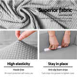 NNEDSZ 2-piece Sofa Cover Elastic Stretch Couch Covers Protector 2 Steater Grey
